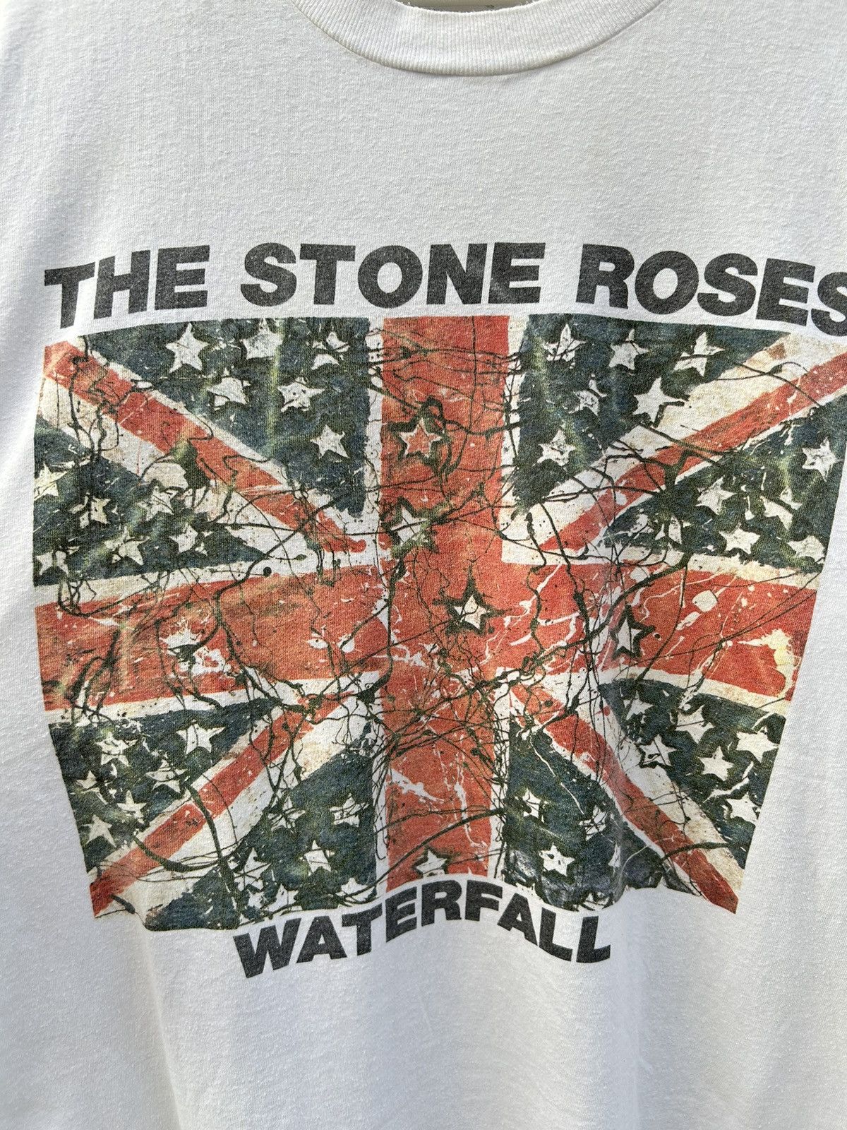 Band Tees × Vintage The Stone Roses Waterfall 90's Tshirt Size US XL / EU 56 / 4 - 2 Thumbnail
