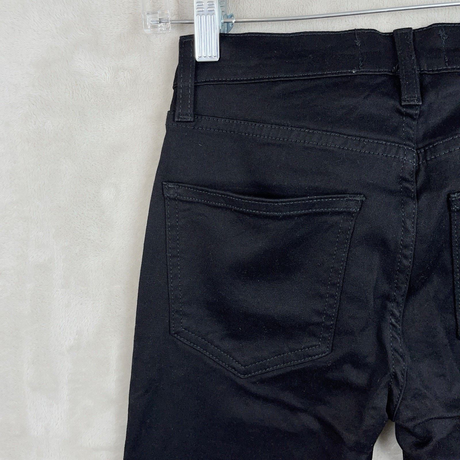Other Etienne Marcel EM 1080 Side Zip Moto Skinny Black Jeans 25 Size 25" / US 0 / IT 36 - 6 Thumbnail