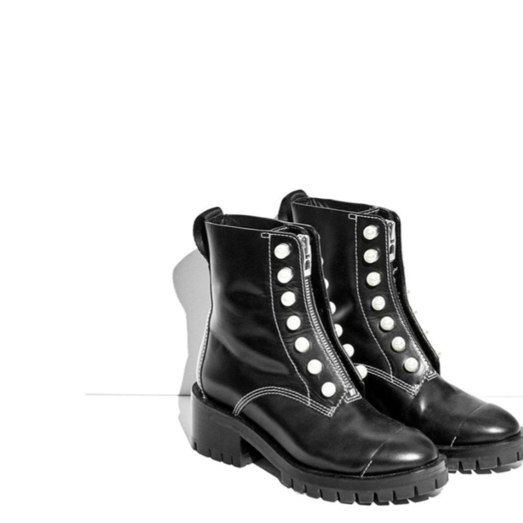 3.1 Phillip Lim 3.1 Phillip Lim hayett lug sole zip boot w/ pearls size 39 Size US 9 / IT 39 - 7 Thumbnail