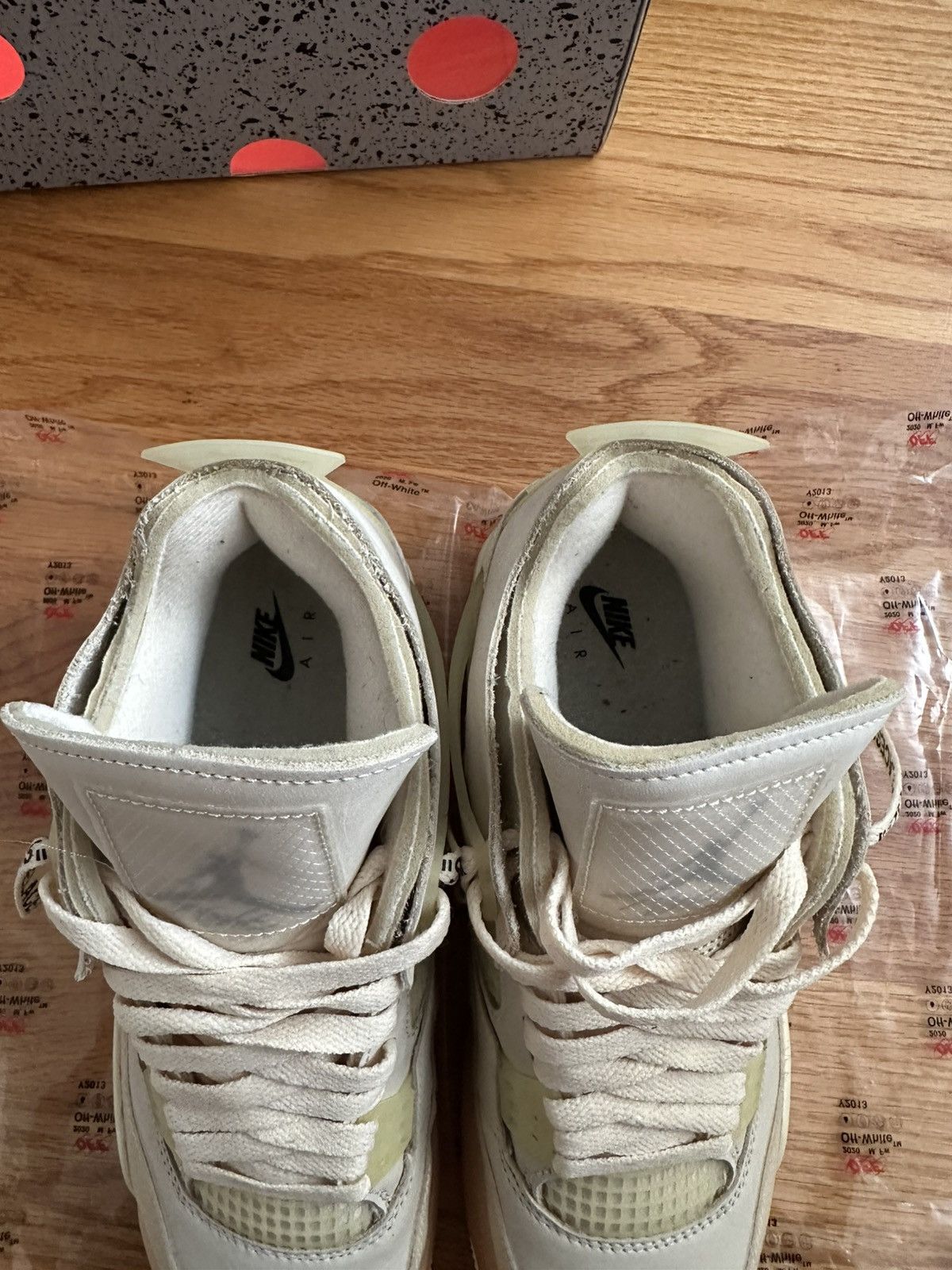 Nike × Off-White Nike x Off White Jordan 4 Sail Size US 9 / EU 42 - 5 Thumbnail