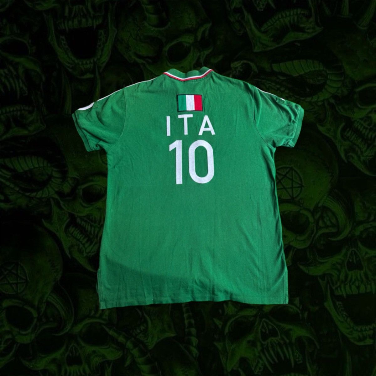 Polo Ralph Lauren × Ralph Lauren Chief Keef Ralph Lauren VERY RARE Italy Polo Green Size US XL / EU 56 / 4 - 2 Thumbnail