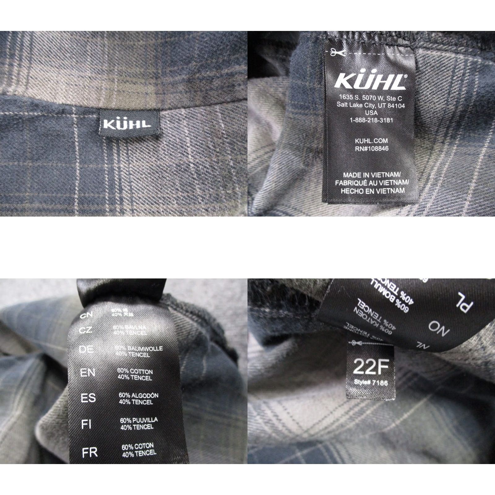 Vintage Kuhl Shirt Mens M Plaid Flannel Button-Up Casual Business Outdoor Size US M / EU 48-50 / 2 - 8 Thumbnail