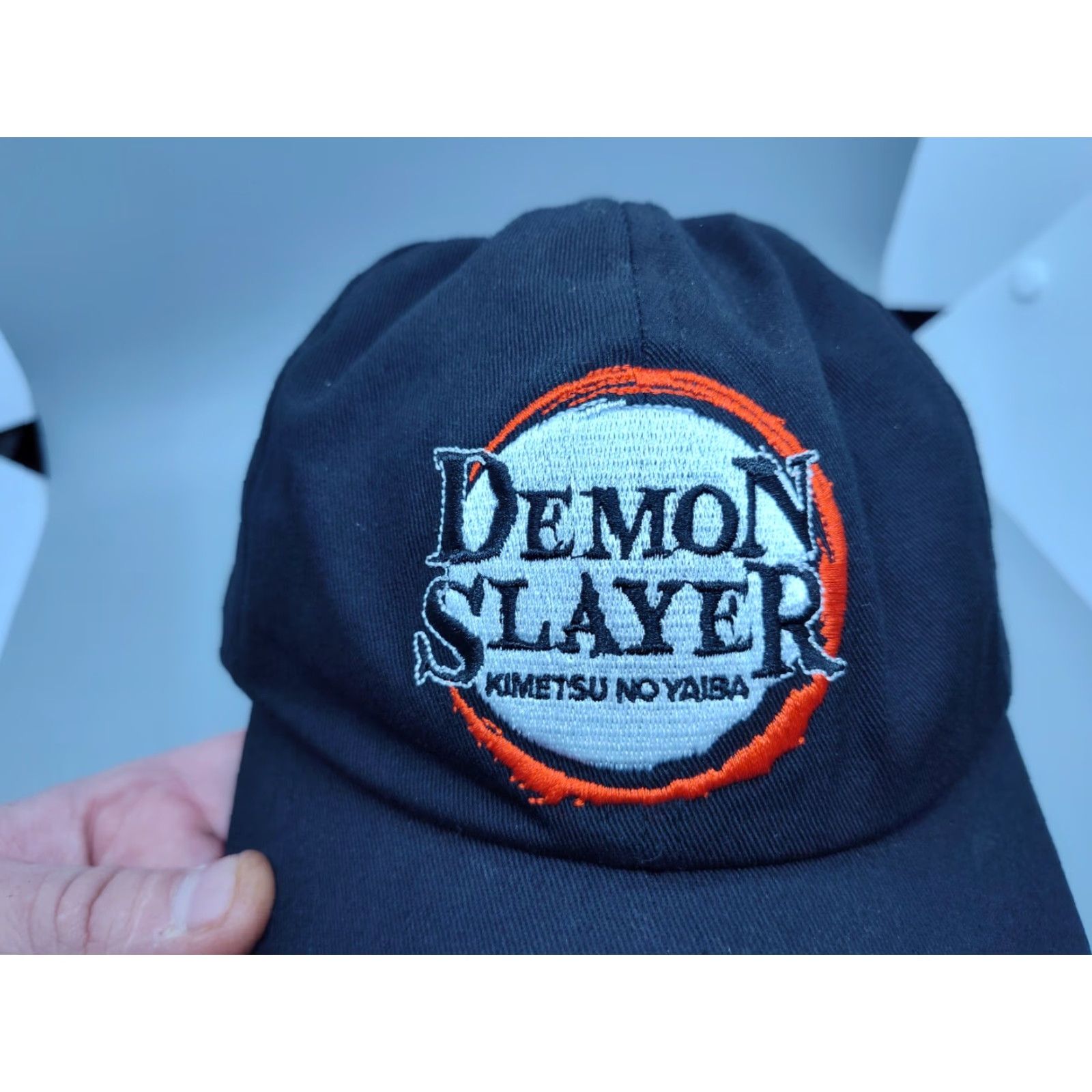 Vintage VINTAGE Demon Slayer Kimetsu No Yaiba Baseball Cap Unisex Hat Adjustable Strap Back Black Adjustable Anime Logo Mens Boys Mens Size ONE SIZE - 6 Thumbnail