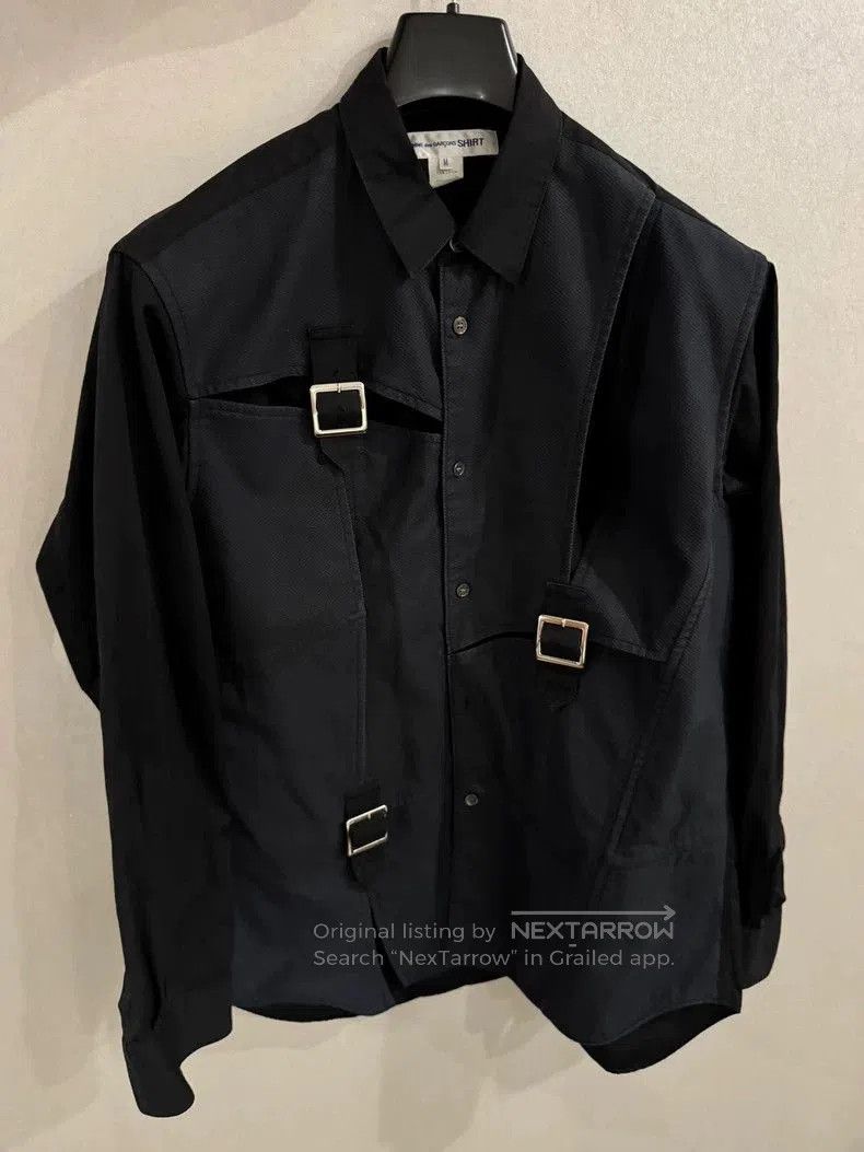 Comme des Garcons Comme Des Garcons Black Structured Shirt. Size US S / EU 44-46 / 1 - 1 Thumbnail