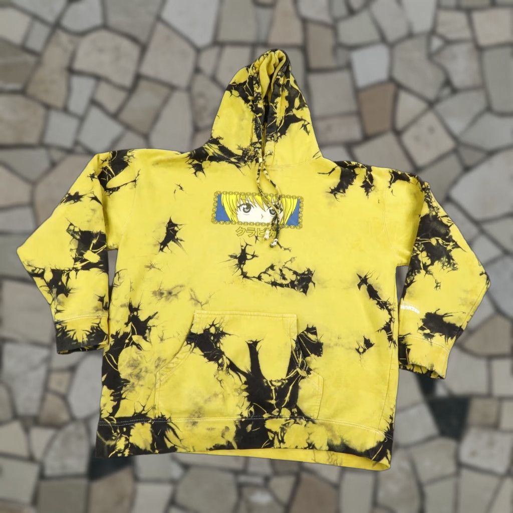 Hypland Hypland Hunter x Hunter Hoodie Mens XL Yellow Kurapika Tie Dye Anime Sweatshirt Size US XL / EU 56 / 4 - 1 Thumbnail
