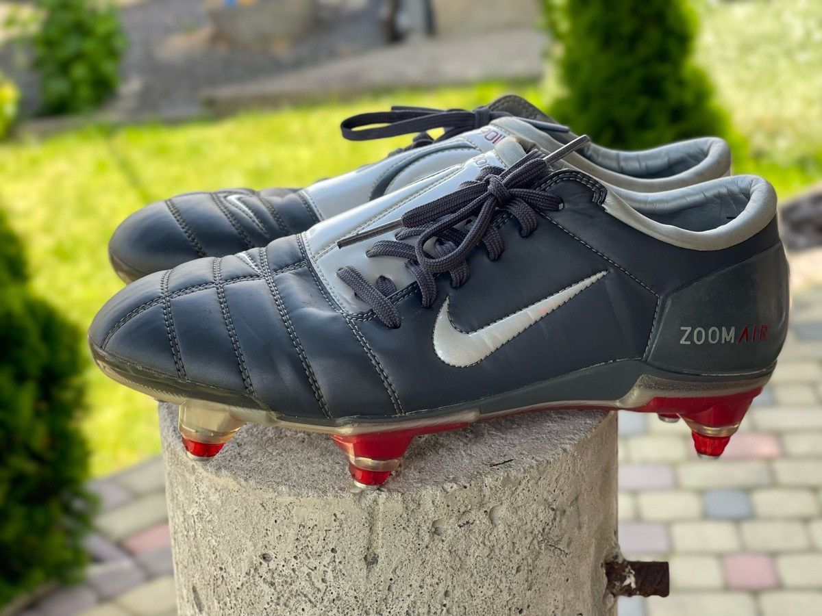 Vintage Vintage Nike Total 90 Air Zoom Gray Football Soccer Cleats Size US 8 / EU 41 - 5 Thumbnail