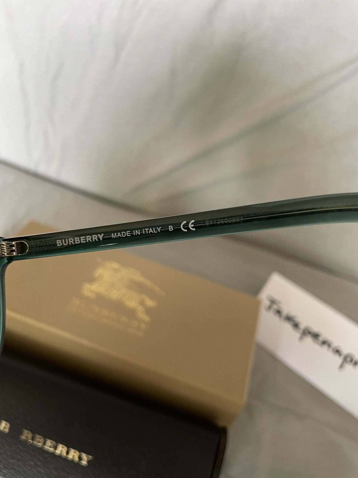 Burberry Men’s Burberry Sunglasses Green B4280F Size ONE SIZE - 14 Thumbnail