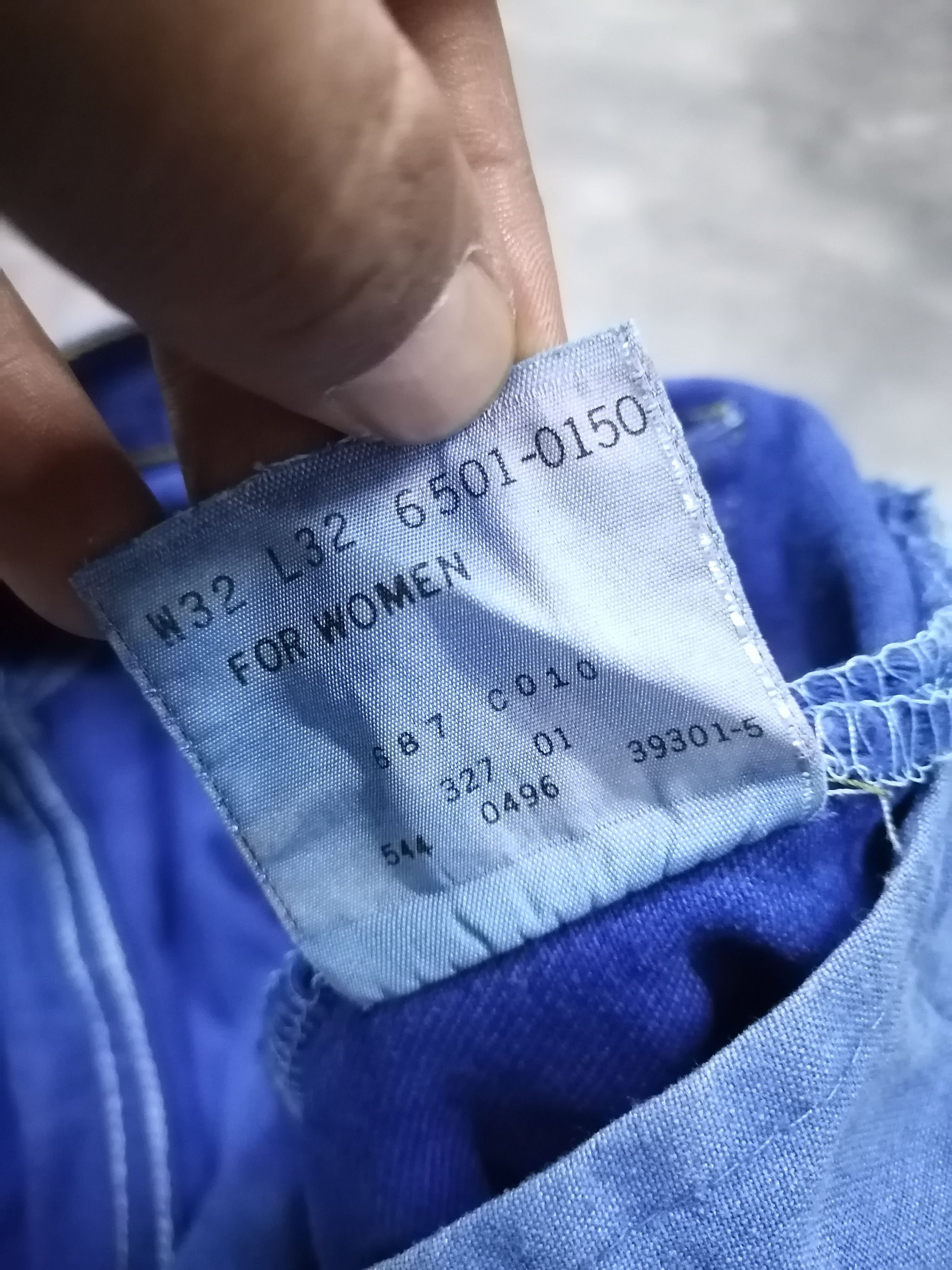 Levi's × Levi's Vintage Clothing Vintage 90s Levi's 501 Dyed Blue Distressed Denim Pants Size US 31 - 9 Thumbnail