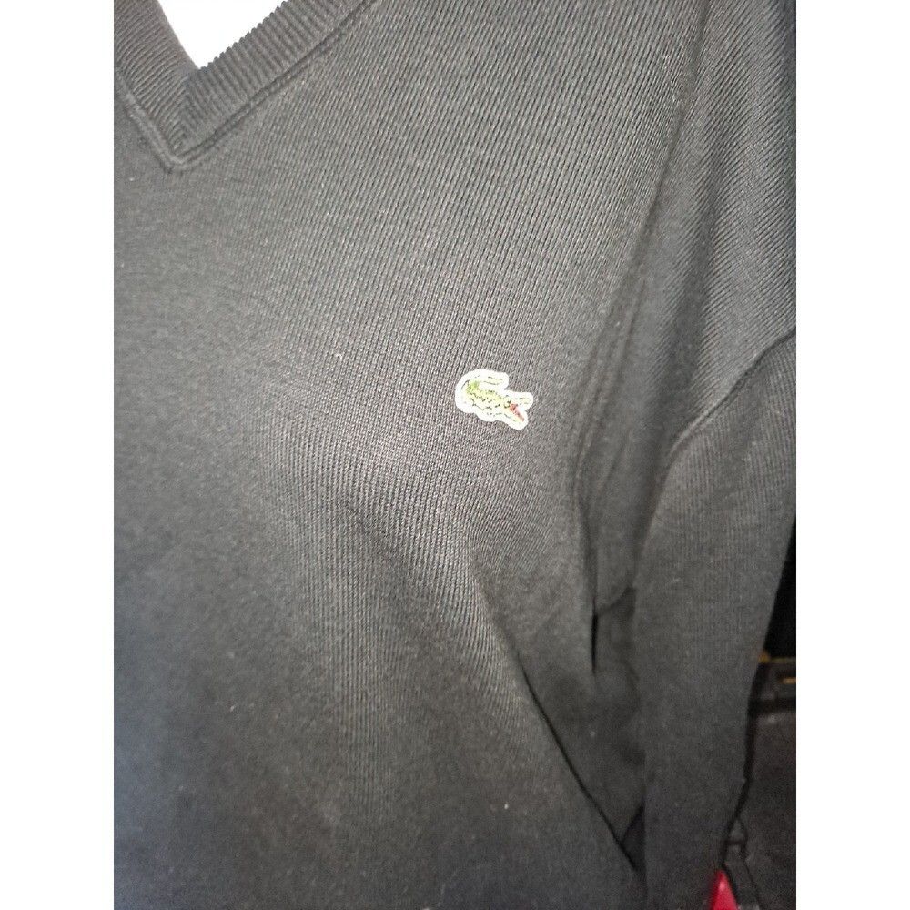 Lacoste Lacoste V-Neck Sweater Classic Fit Soft Knit Pullover Casual Size US XL / EU 56 / 4 - 7 Thumbnail