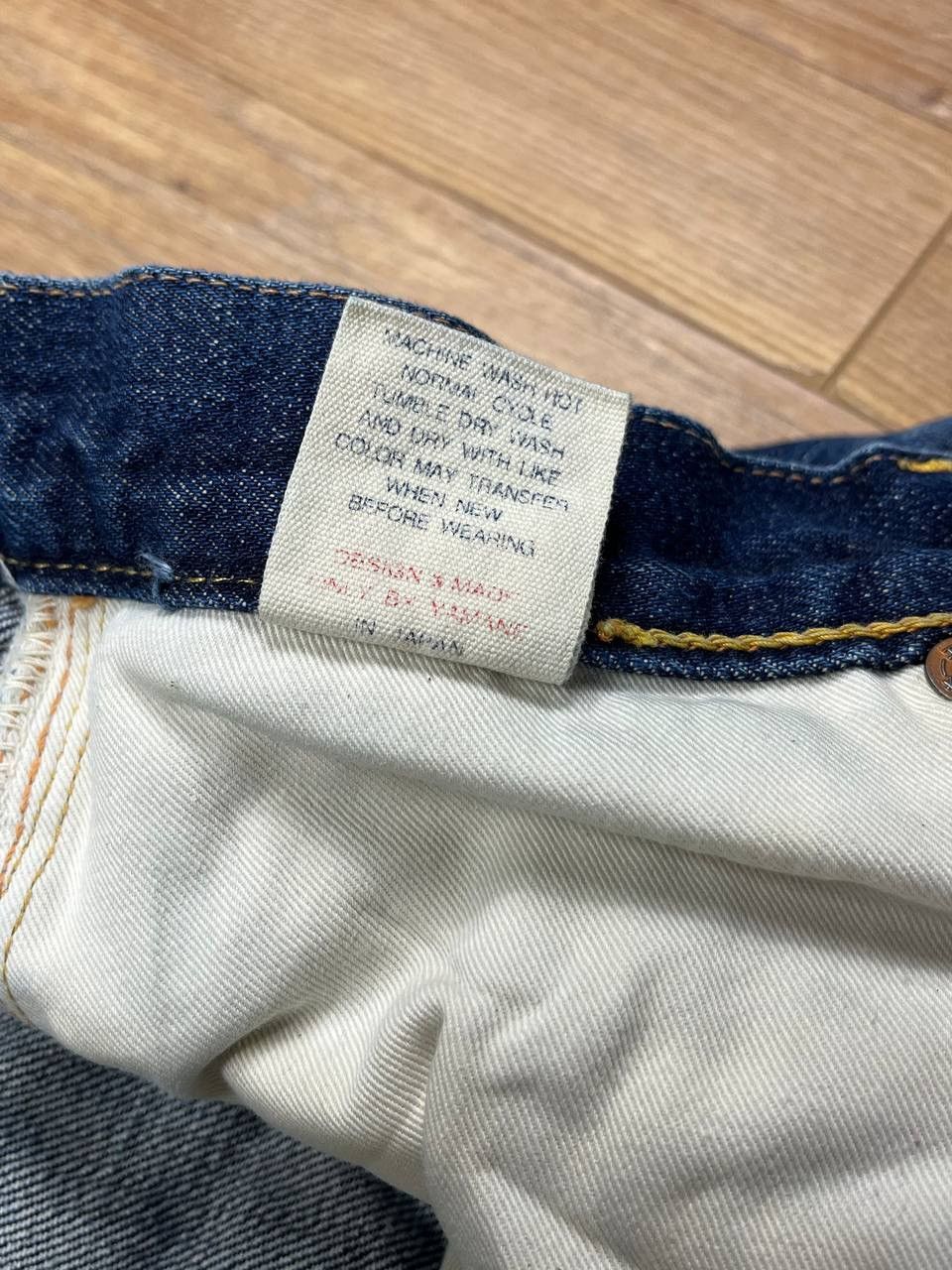 Evisu 00’s EVISU JAPAN VINTAGE BAGGY SEAGUL RED DAICOCK JEANS Size US 33 - 10 Thumbnail