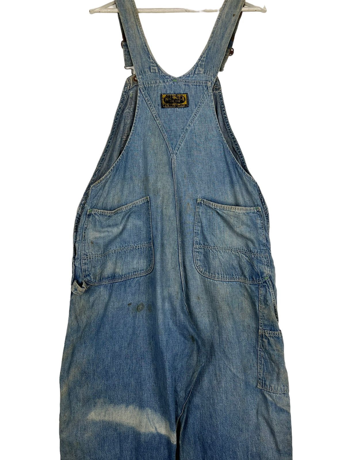 Vintage 🔥 TRUE VINTAGE 1940s WASHINGTON DEE CEE OVERALLS Size US 38 / EU 54 - 11 Thumbnail