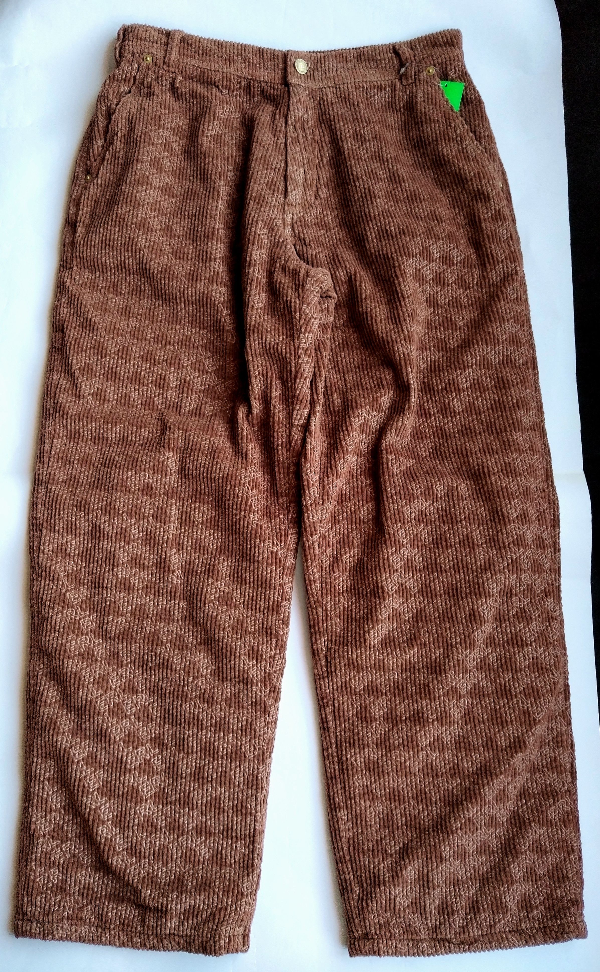 ERL Thick corduroy logo jeans Size US 32 / EU 48 - 1 Thumbnail