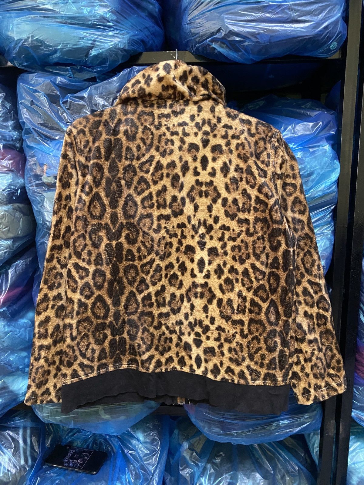 FTC × Japanese Brand Vintage FFTC Leopard Print Fleece Jacket Animal Print Size US M / EU 48-50 / 2 - 8 Thumbnail