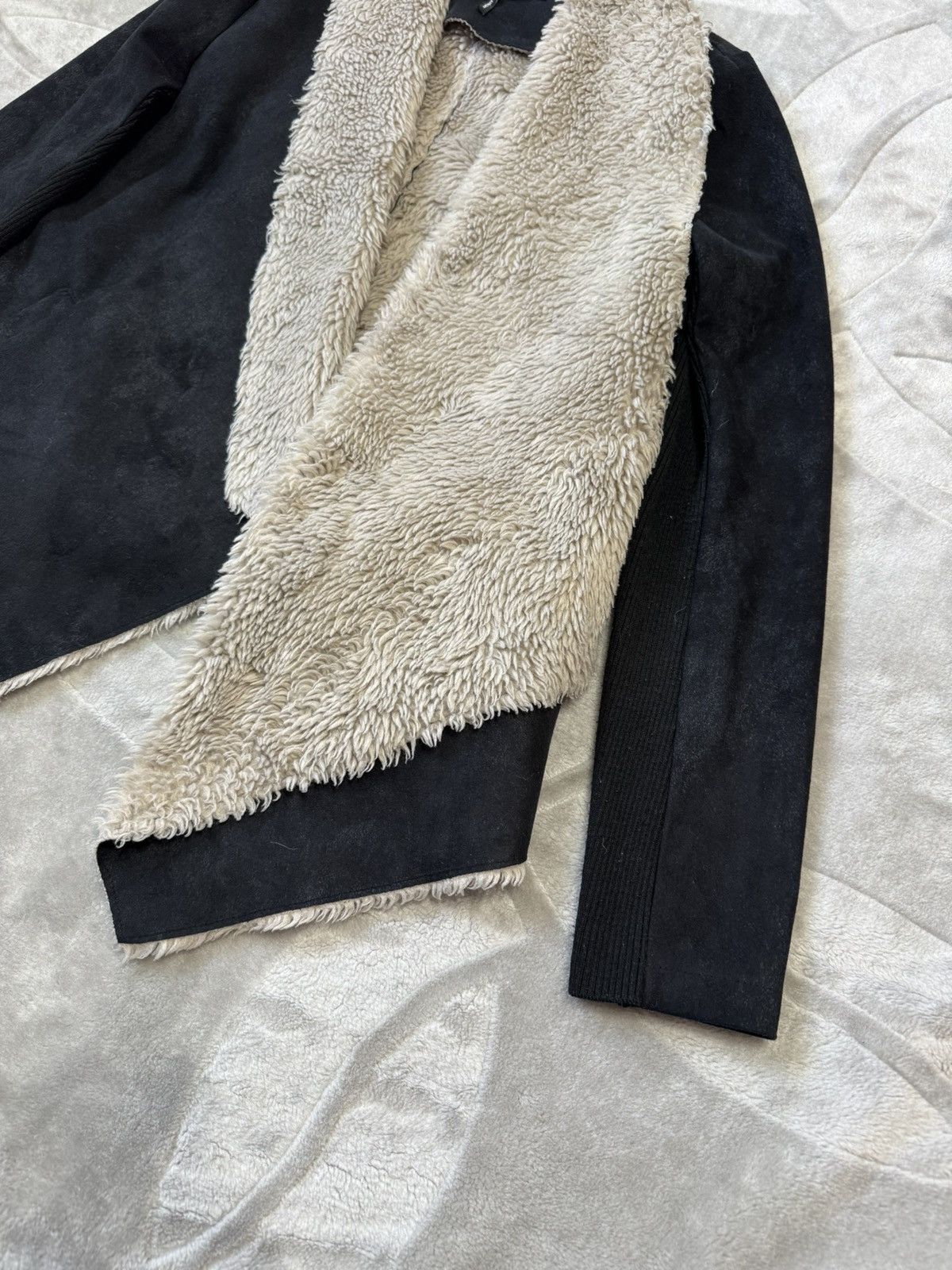 The Kooples The Kooples Faux Shearling Jacket Sherpa Asymmetric size M Size M / US 6-8 / IT 42-44 - 5 Thumbnail