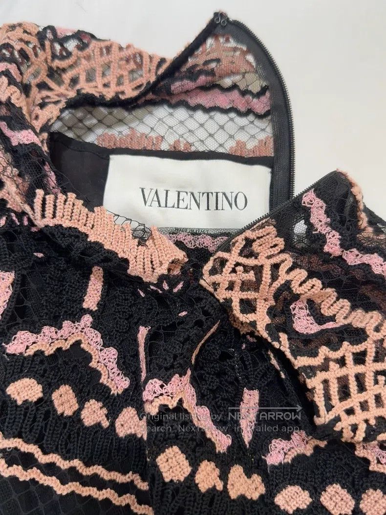 Valentino Valentino Black pink dress Size XS / US 0-2 / IT 36-38 - 6 Thumbnail