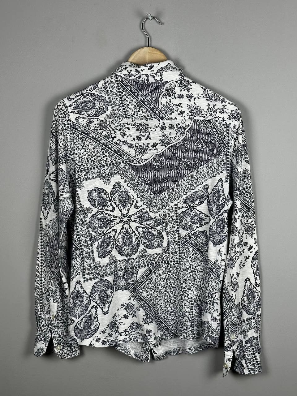 Alpha Studio Alpha Studio Luxury Printed Slim Shirt Size US S / EU 44-46 / 1 - 13 Thumbnail