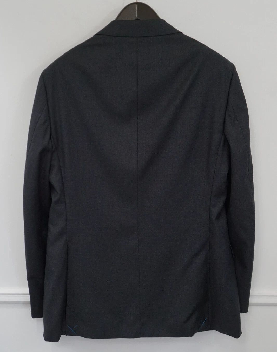 Suitsupply Men Suitsupply Blazer Napoli Charcoal Grey REDA Wool UK/US46 Size 46R - 2 Thumbnail