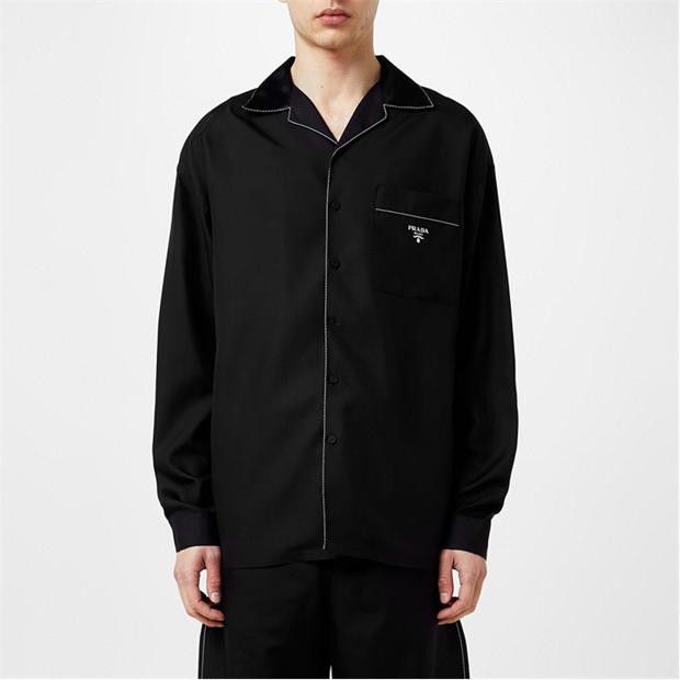 Prada PRADA Silk Shirt Mens Size US L / EU 52-54 / 3 - 2 Thumbnail