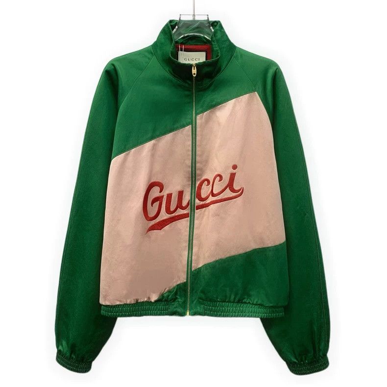 Gucci Gucci Colorblock Logo Embroidered Jacket Size US S / EU 44-46 / 1 - 1 Thumbnail