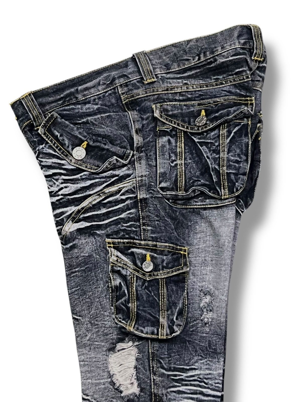If Six Was Nine Flared Vintage Japanese Denim Zerosail Multi cargo pockets Size US 32 / EU 48 - 9 Thumbnail