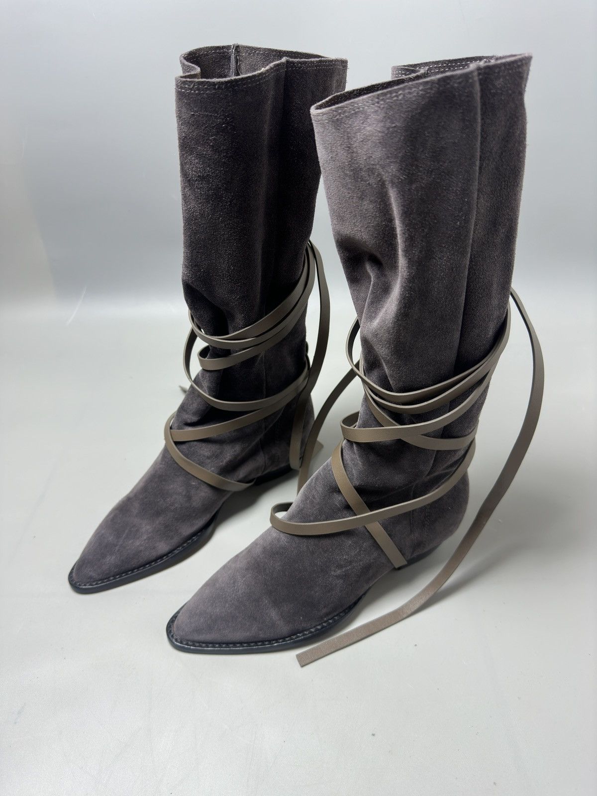 Isabel Marant Isabel Marant — Siane Pointed Suede Knee-High Boots Size US 8 / IT 38 - 5 Thumbnail