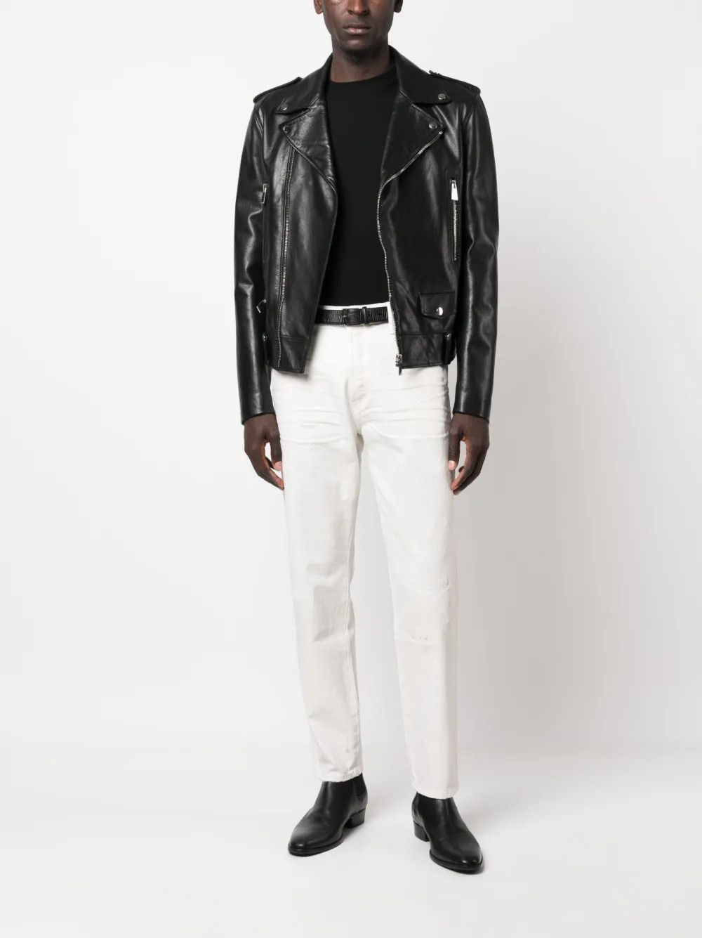 o1y0425 Denim Pant in White