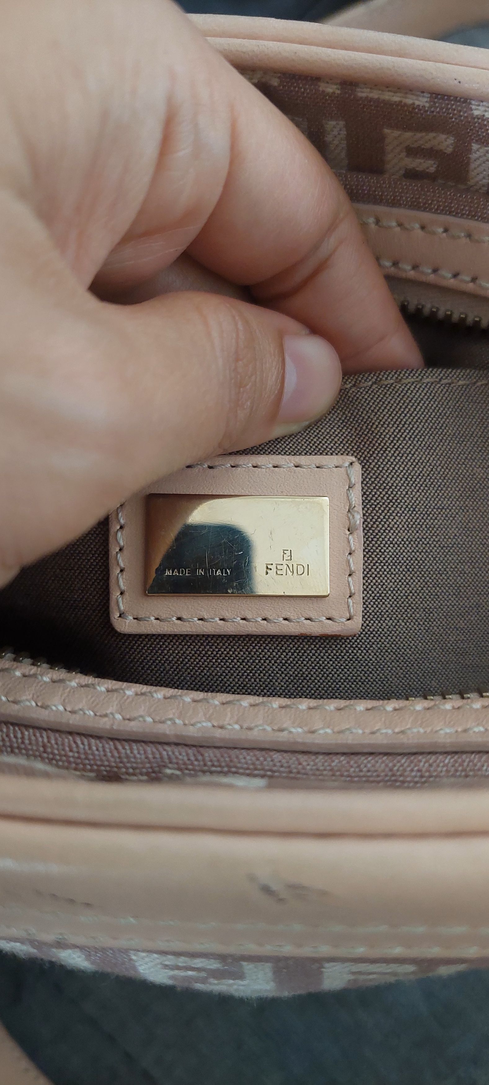 Fendi Fendi Vintage Pink Zuchino Size ONE SIZE - 7 Thumbnail