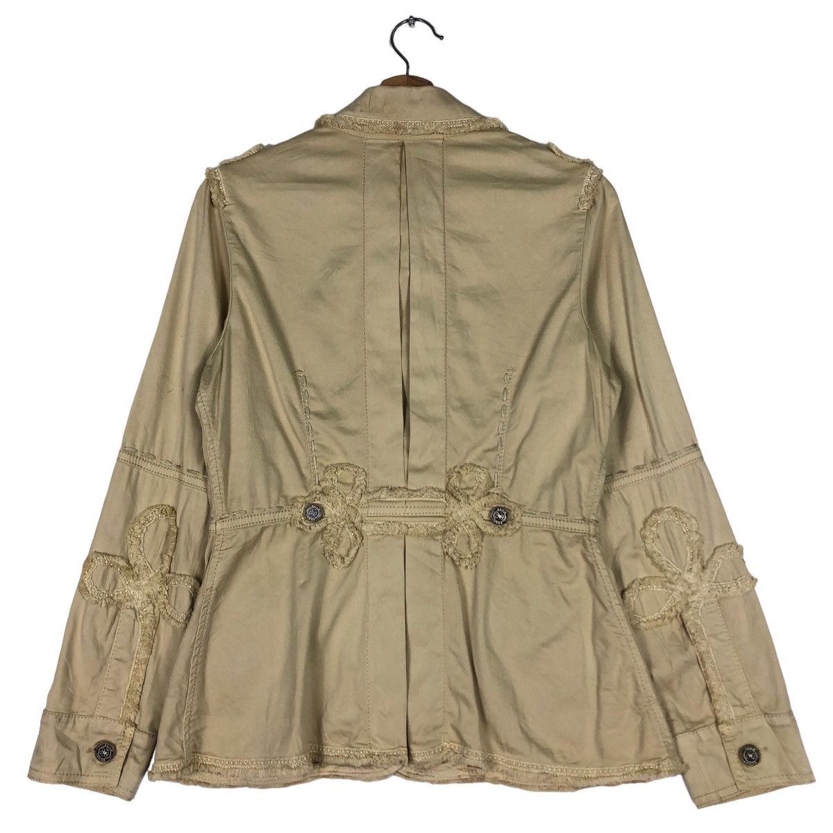 If Six Was Nine 🔥Vtg Biker Jacket Lena Lange Japan Bondage Button Size US M / EU 48-50 / 2 - 8 Thumbnail