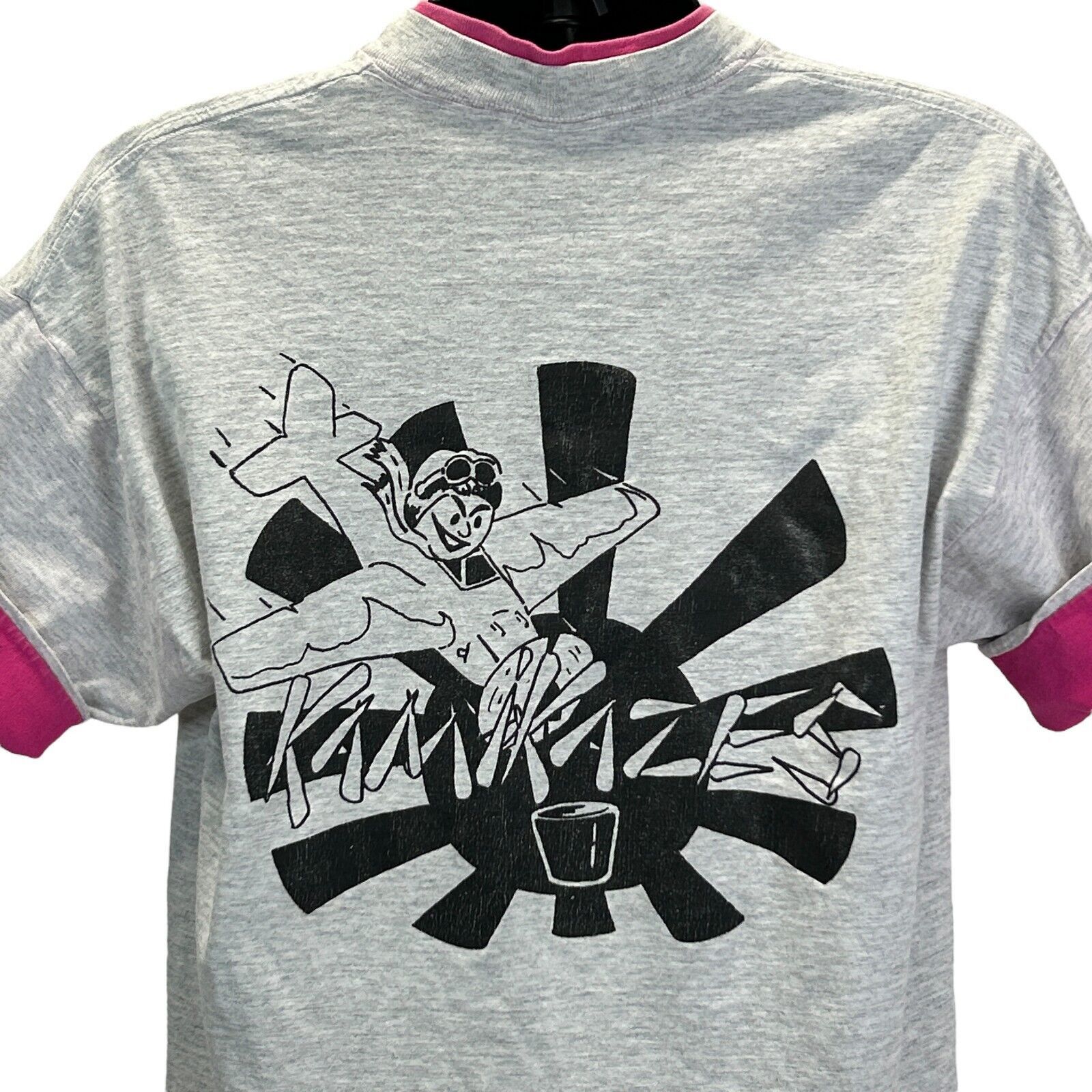 Vintage Vintage 90s Kamikazes Alcoholic Beverage T Shirt XL X-Large Size US XL / EU 56 / 4 - 1 Thumbnail