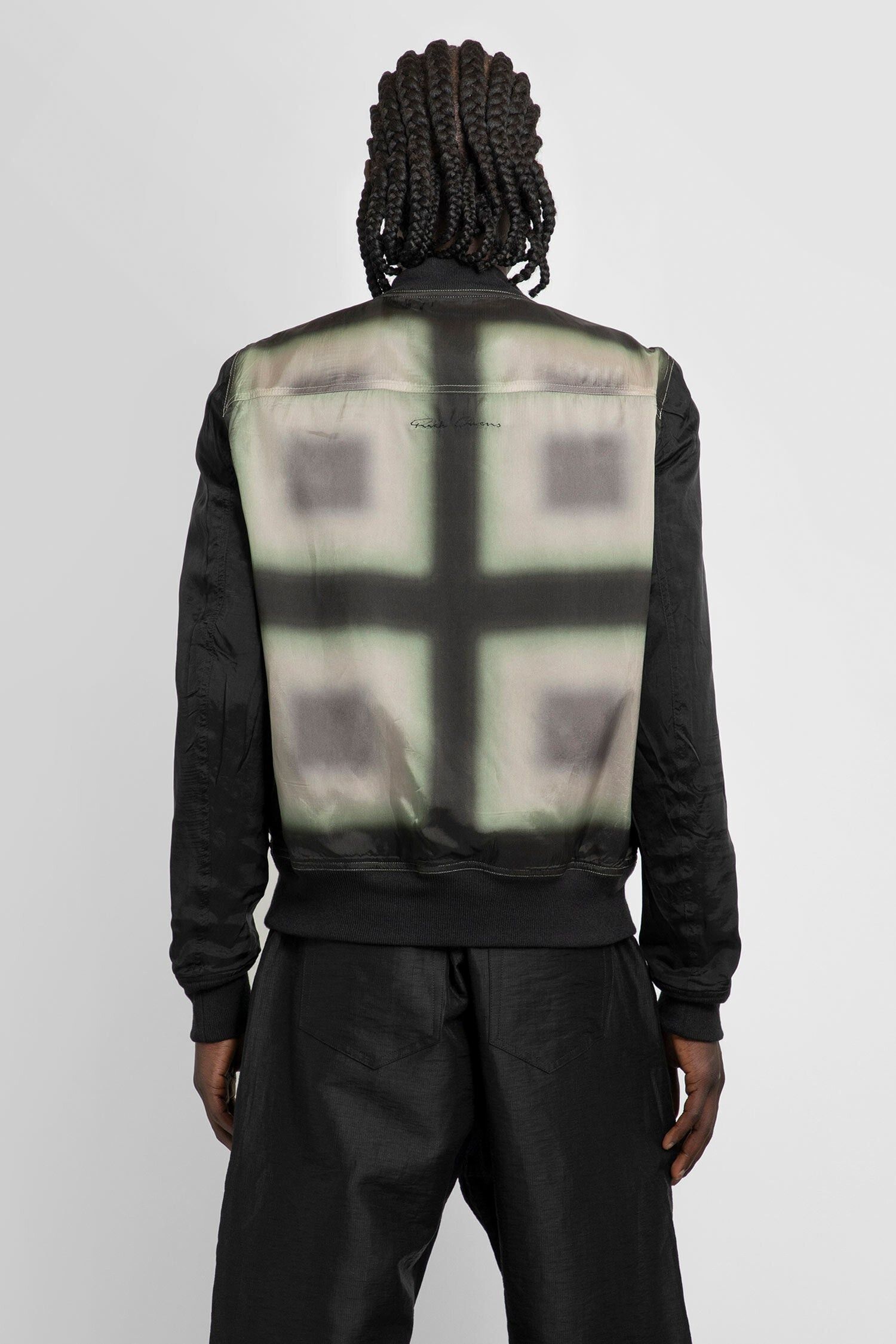 Rick Owens o1y0325 Reversible Bomber Jacket in Black Size US L / EU 52-54 / 3 - 2 Thumbnail