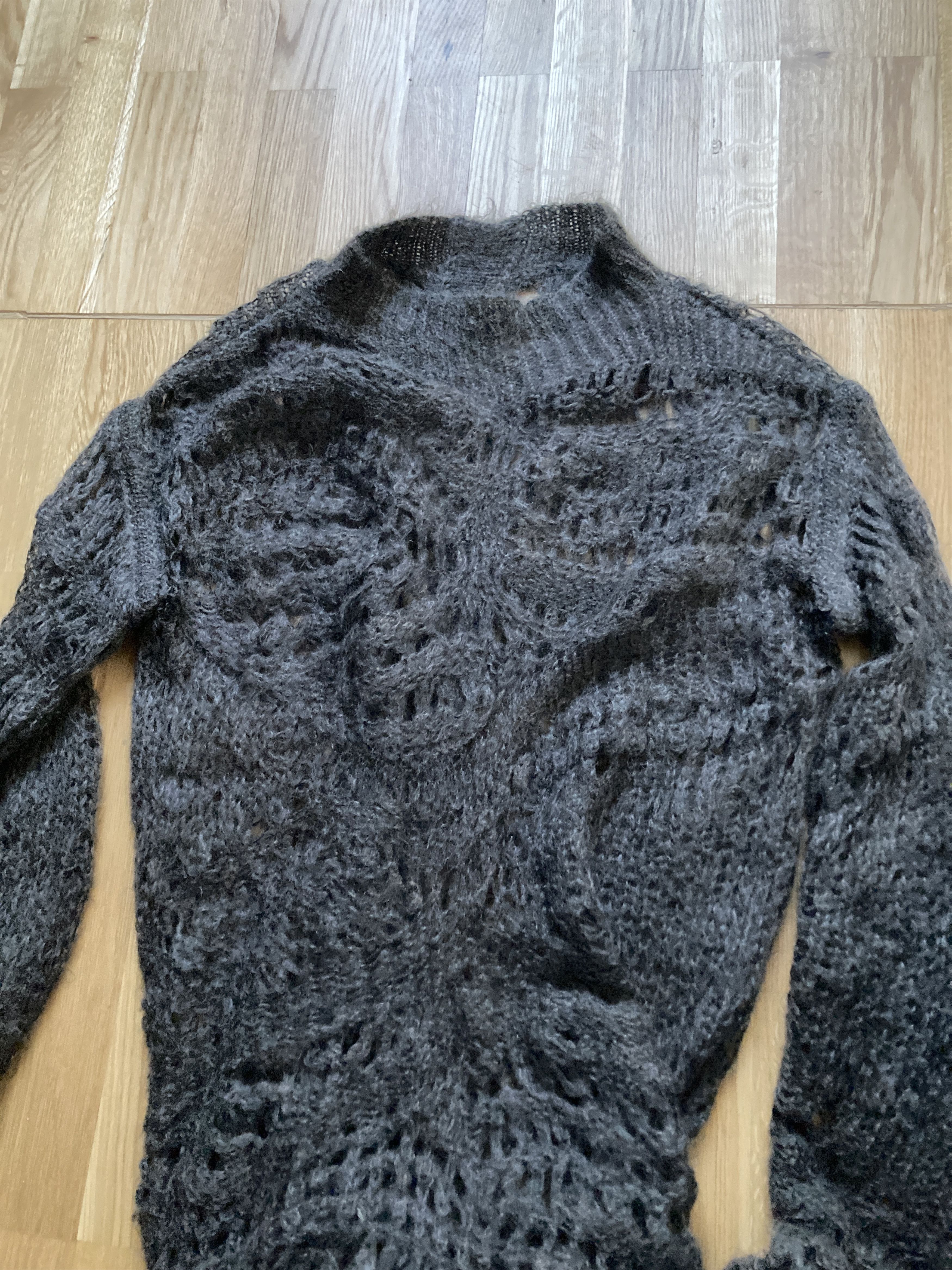 Rick Owens F/W 14 "MOODY" Sample Mohair & Silk Psycho Knit Rick Owens Size US M / EU 48-50 / 2 - 15 Thumbnail