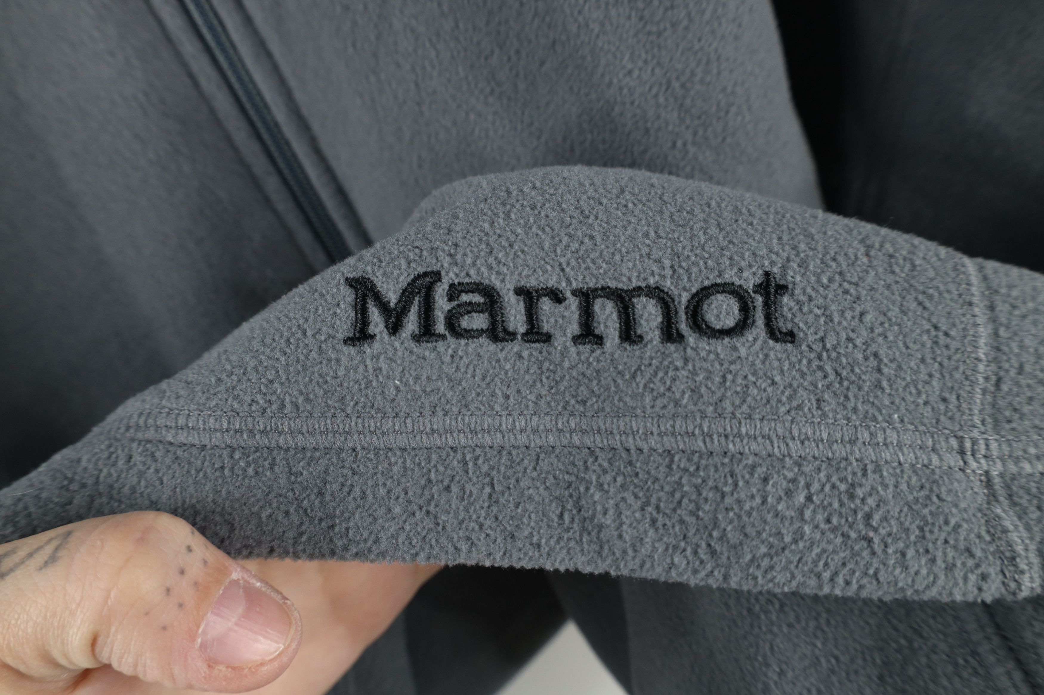 Marmot × Vintage Marmot Out Full Zip Fleece Vest Jacket Gray Polyester Size US XXL / EU 58 / 5 - 4 Thumbnail