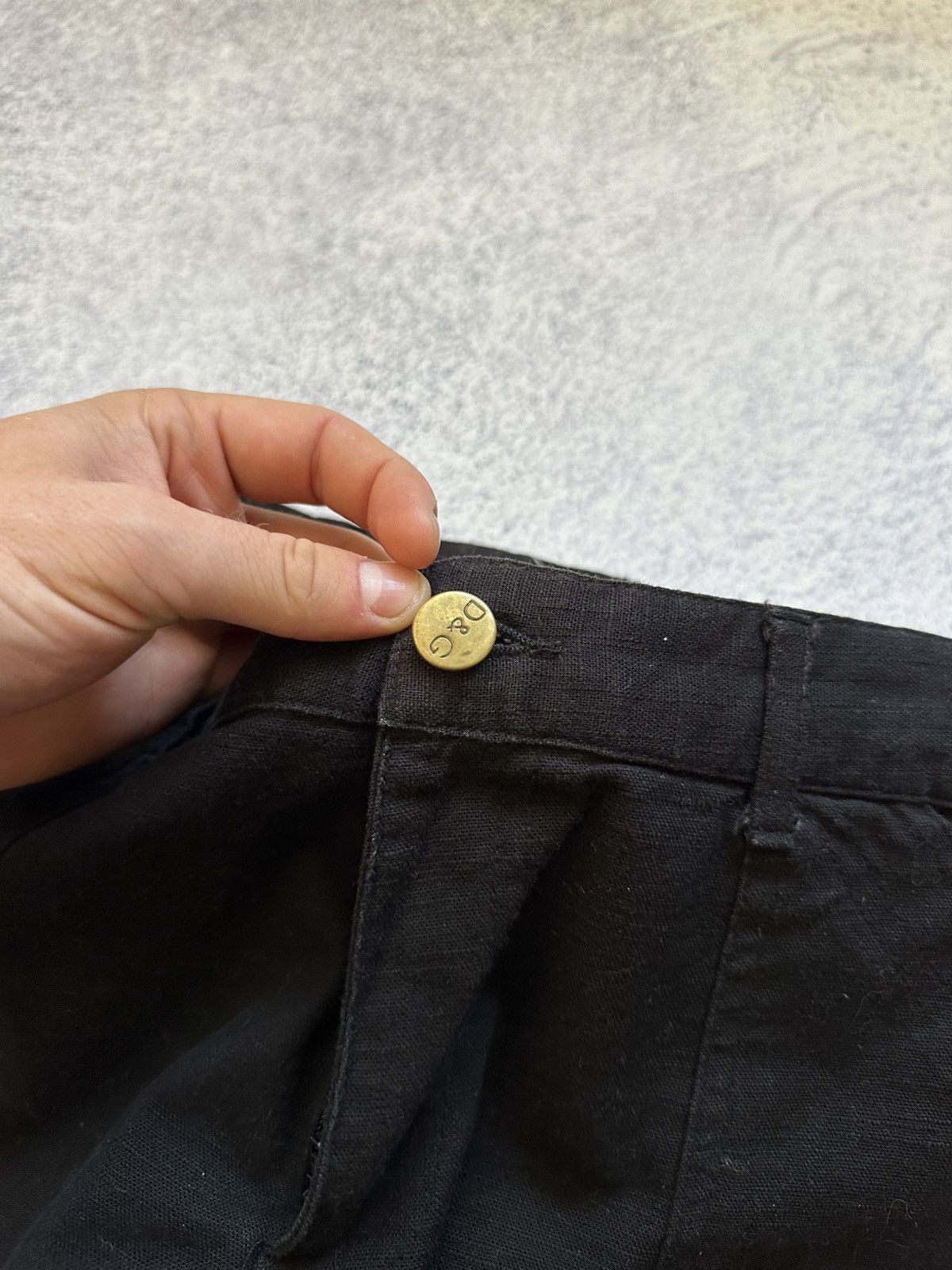 Other Vintage Dolce & Gabbana Womens Pants Big Logo Rare Y2K Sexy Size 32" / US 10 / IT 46 - 8 Thumbnail