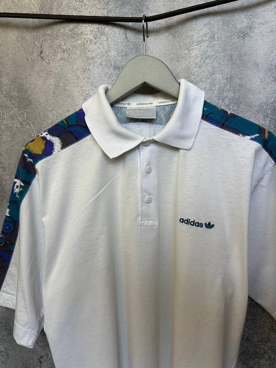 Adidas Adidas Originals Polo Shirt Stefan Edber VTG 80s Abstract Size US M / EU 48-50 / 2 - 5 Thumbnail