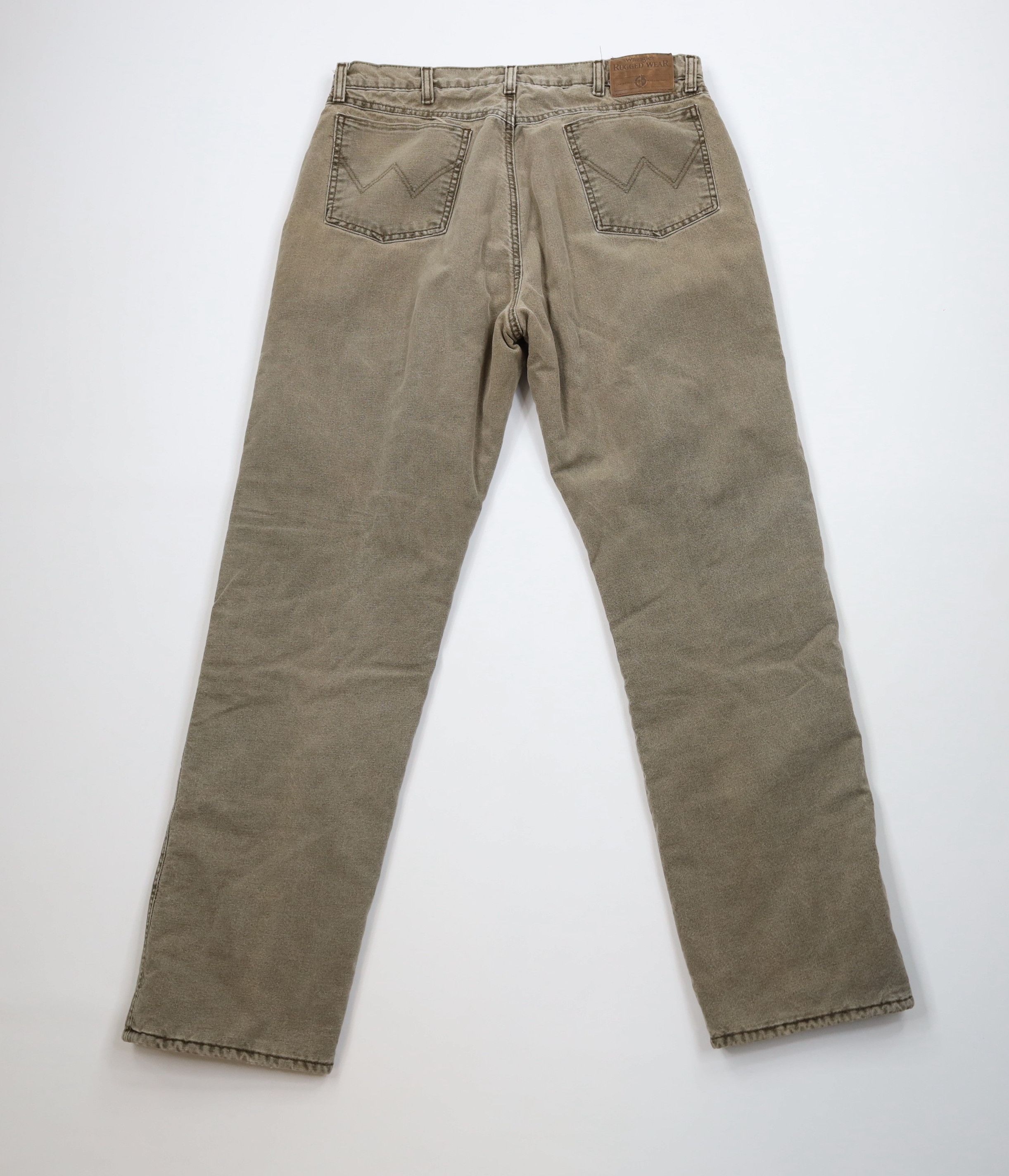 Wrangler Vintage 90s Wrangler Quilted Fleece Lined Straight Leg Jeans Size US 34 / EU 50 - 10 Thumbnail