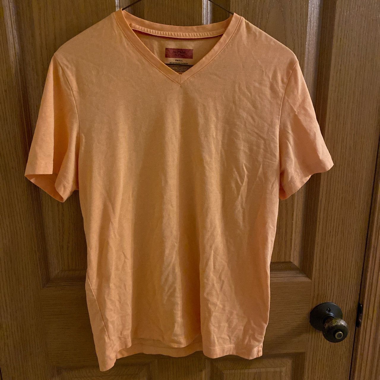 Alfani Alfani Peach Shirt Size US S / EU 44-46 / 1 - 1 Thumbnail