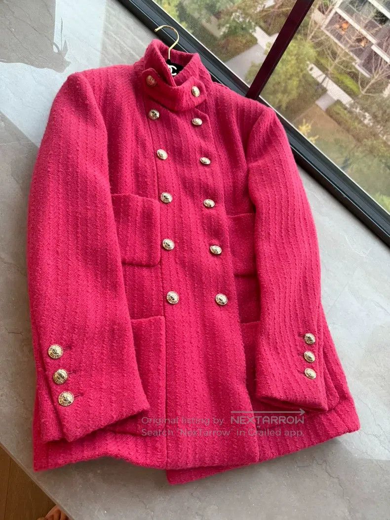 Chanel Chanel Equestrian series red jacket Size XXS / US 00 / IT 34 - 1 Thumbnail