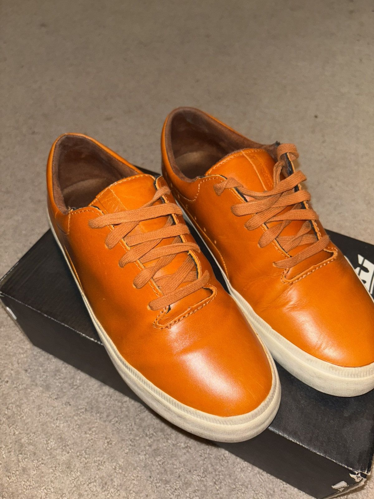 Vintage Supra Donavyn Caramel Leather Skate Sneakers Size US 8.5 / EU 41-42 - 4 Thumbnail