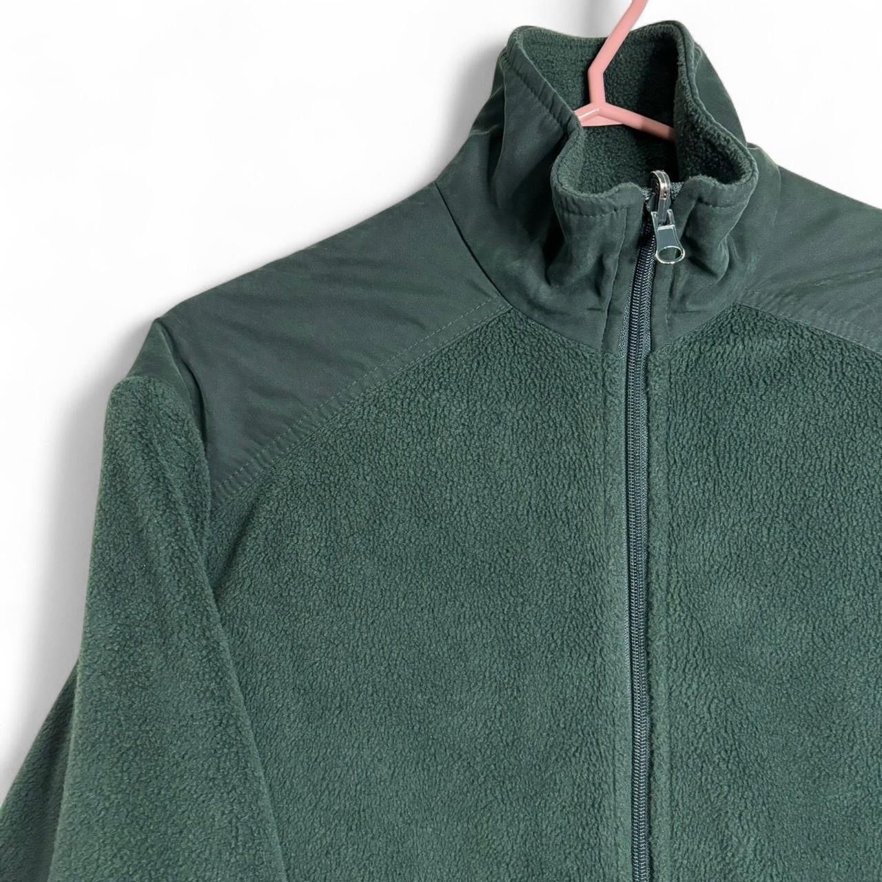 Vintage Vintage 90s Forest Green Fleece Zip-Up Jacket Size US L / EU 52-54 / 3 - 2 Thumbnail