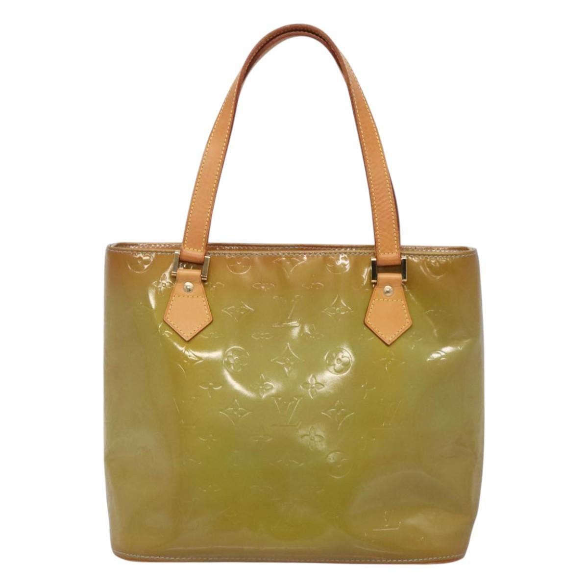 Louis Vuitton LOUIS VUITTON Monogram Vernis Houston Hand Bag Baby Blue Size ONE SIZE - 13 Thumbnail
