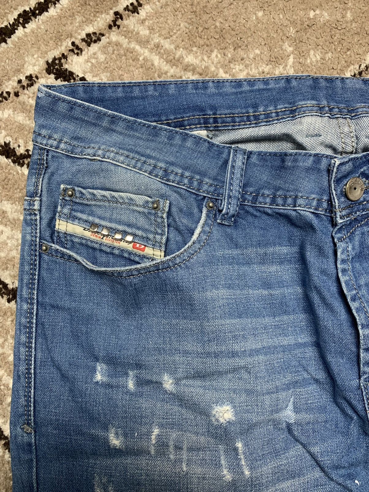 Diesel × Vintage Vintage Men's Diesel Distressed Denim Jeans Size US 36 / EU 52 - 8 Thumbnail