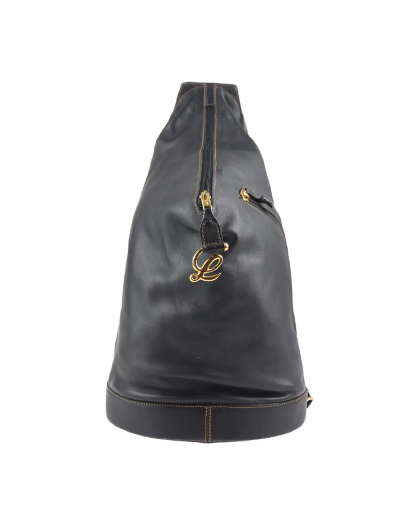 image of Loewe Anton Handbag Pouch And Shoulder Bag in Black, Women's