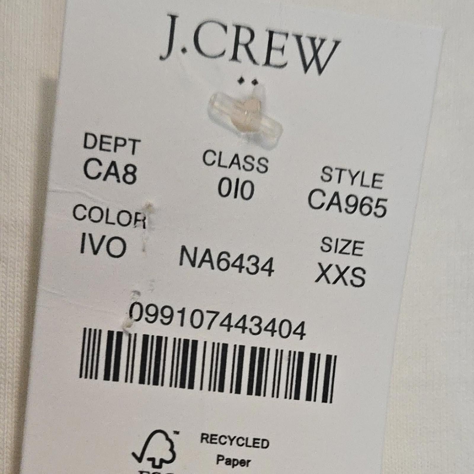 J.Crew J Crew Puff-sleeve button-back top Size XXS / US 00 / IT 34 - 3 Thumbnail