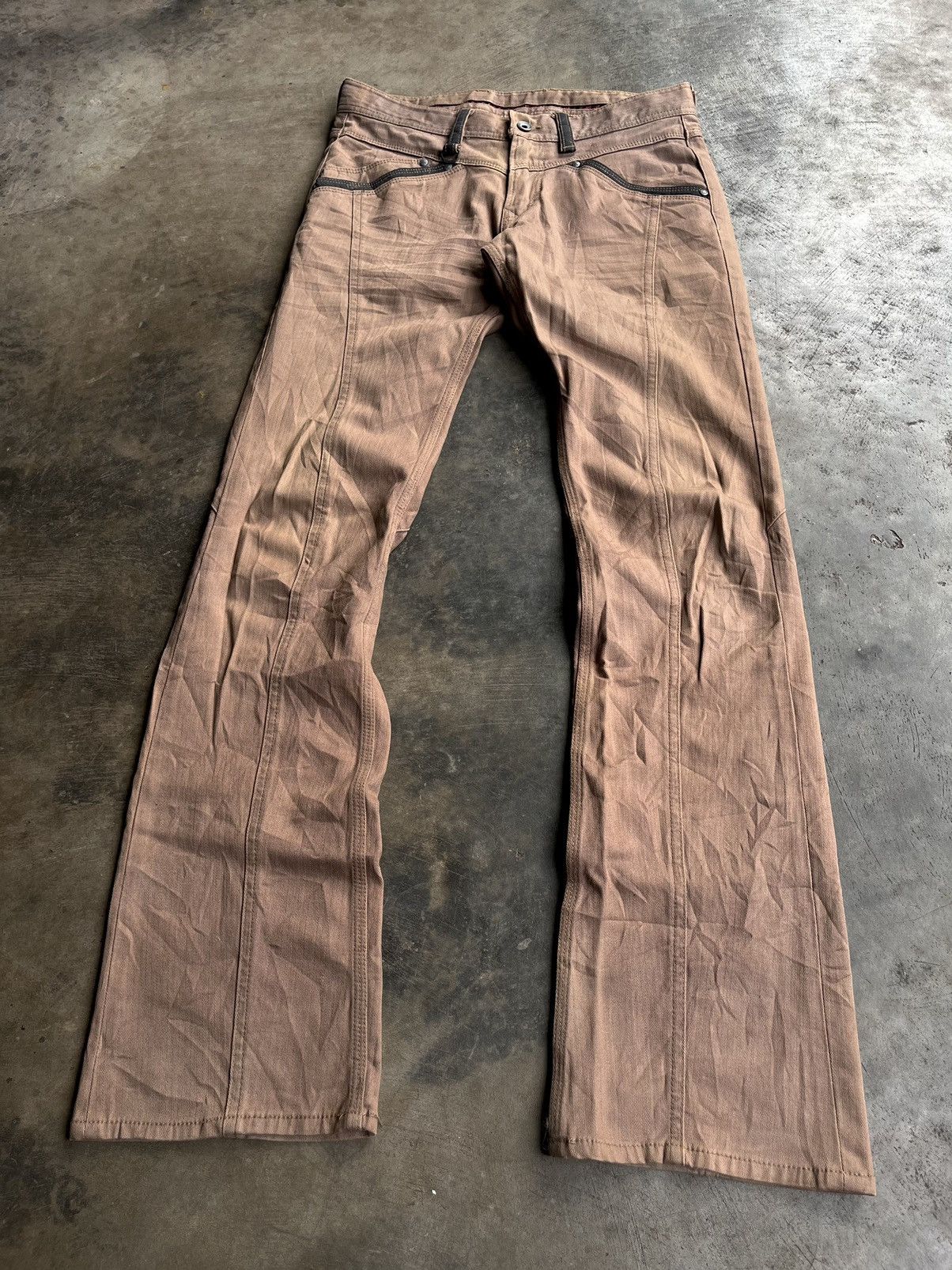 14th Addiction NCFM Nicole Club For Men Japanese Flare BootCut Cowboy Pants Size US 30 / EU 46 - 5 Thumbnail