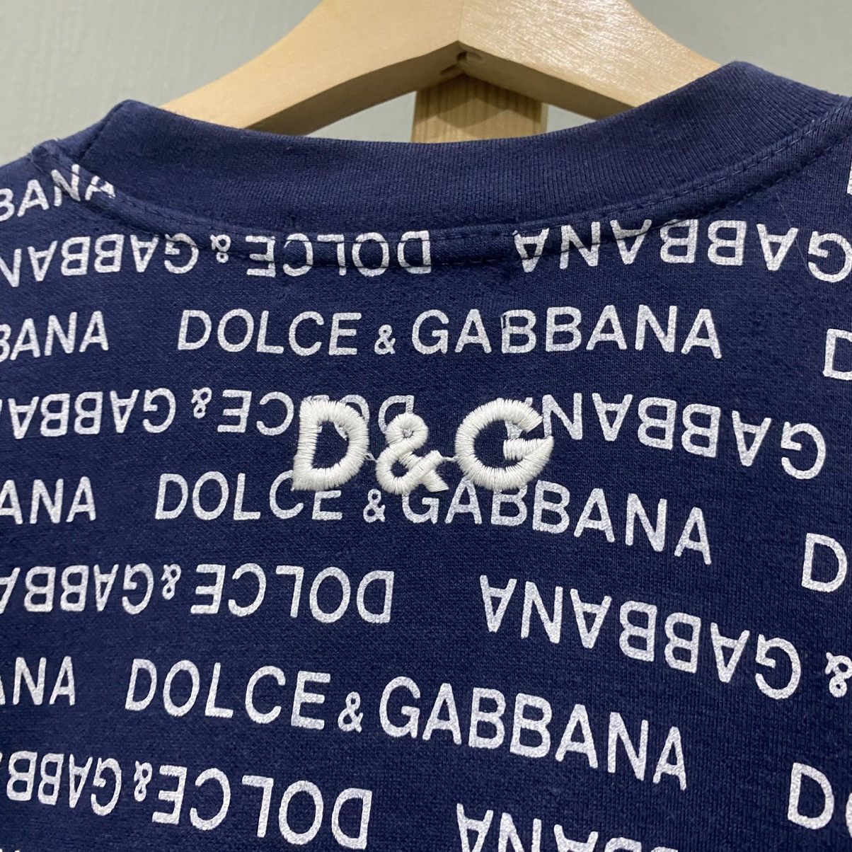Dolce & Gabbana Vintage Dolce & Gabbana All Over Print Spellout T-Shirt Y2K Size US M / EU 48-50 / 2 - 6 Thumbnail