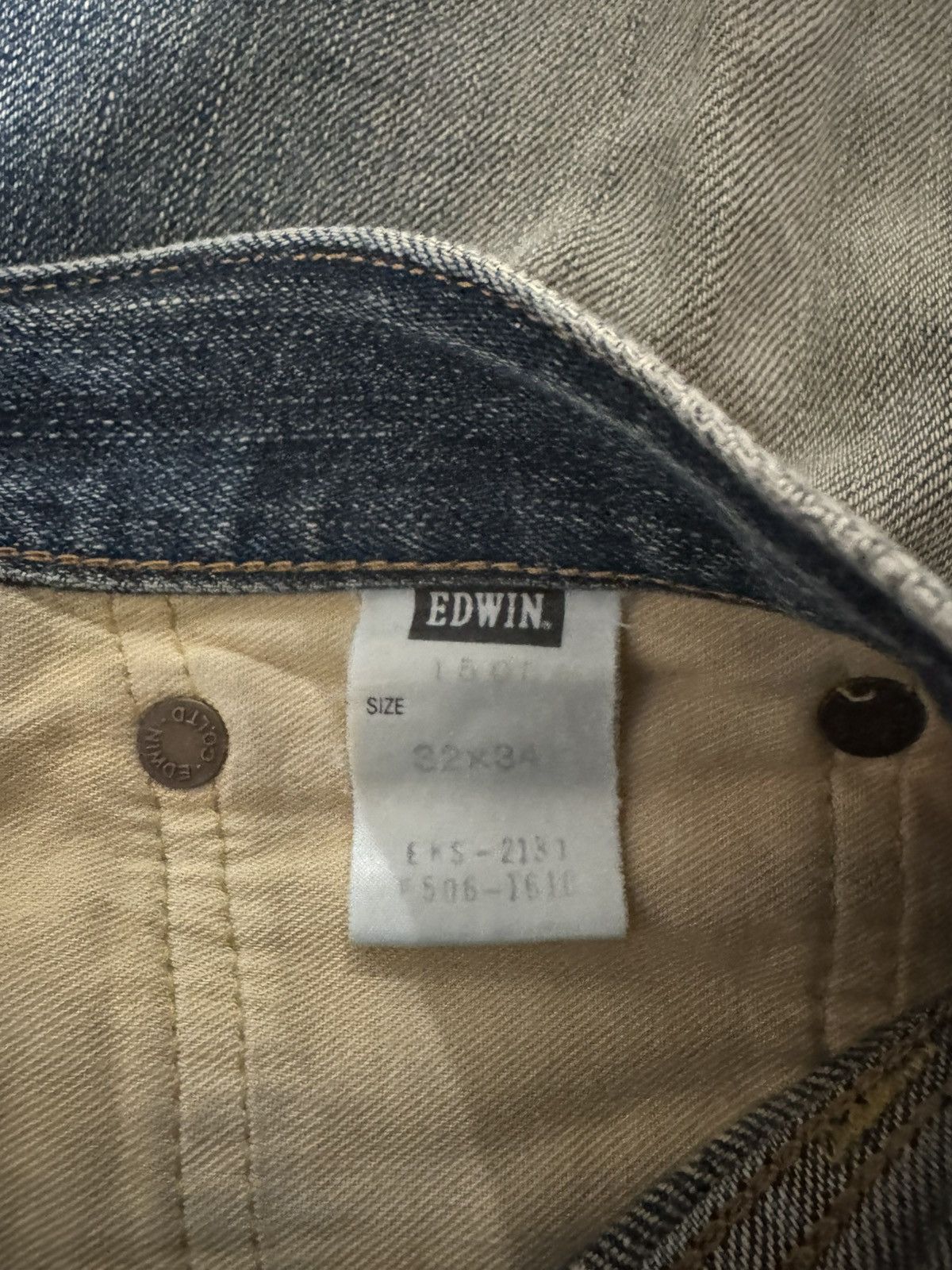 Edwin × Vintage vintage selvedge edwin denim Size US 32 / EU 48 - 2 Thumbnail