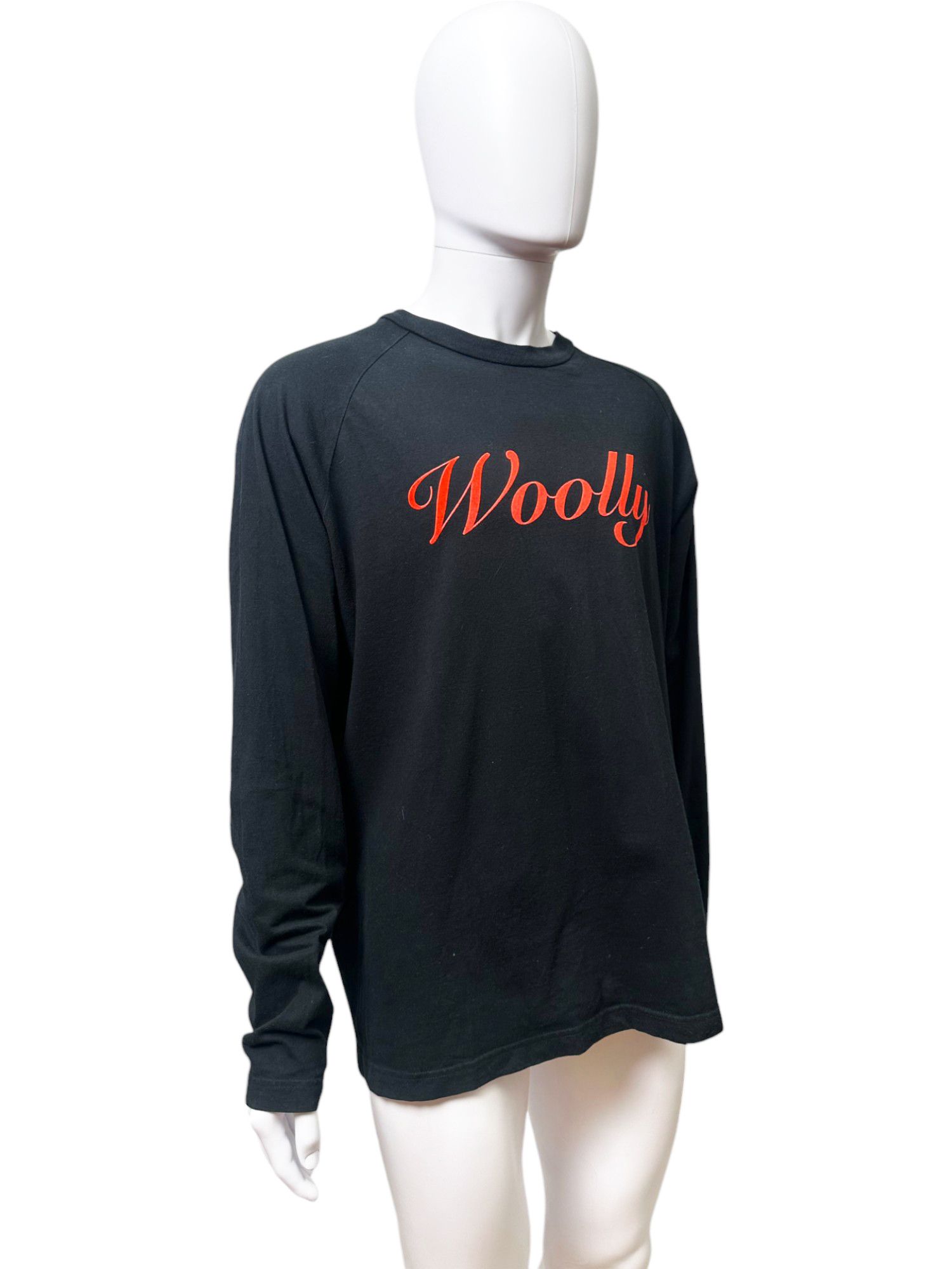 Walter Van Beirendonck F/W 2003 Aesthetic Terrorist Black Longsleeve " WOOLLY" Size US XXL / EU 58 / 5 - 2 Thumbnail