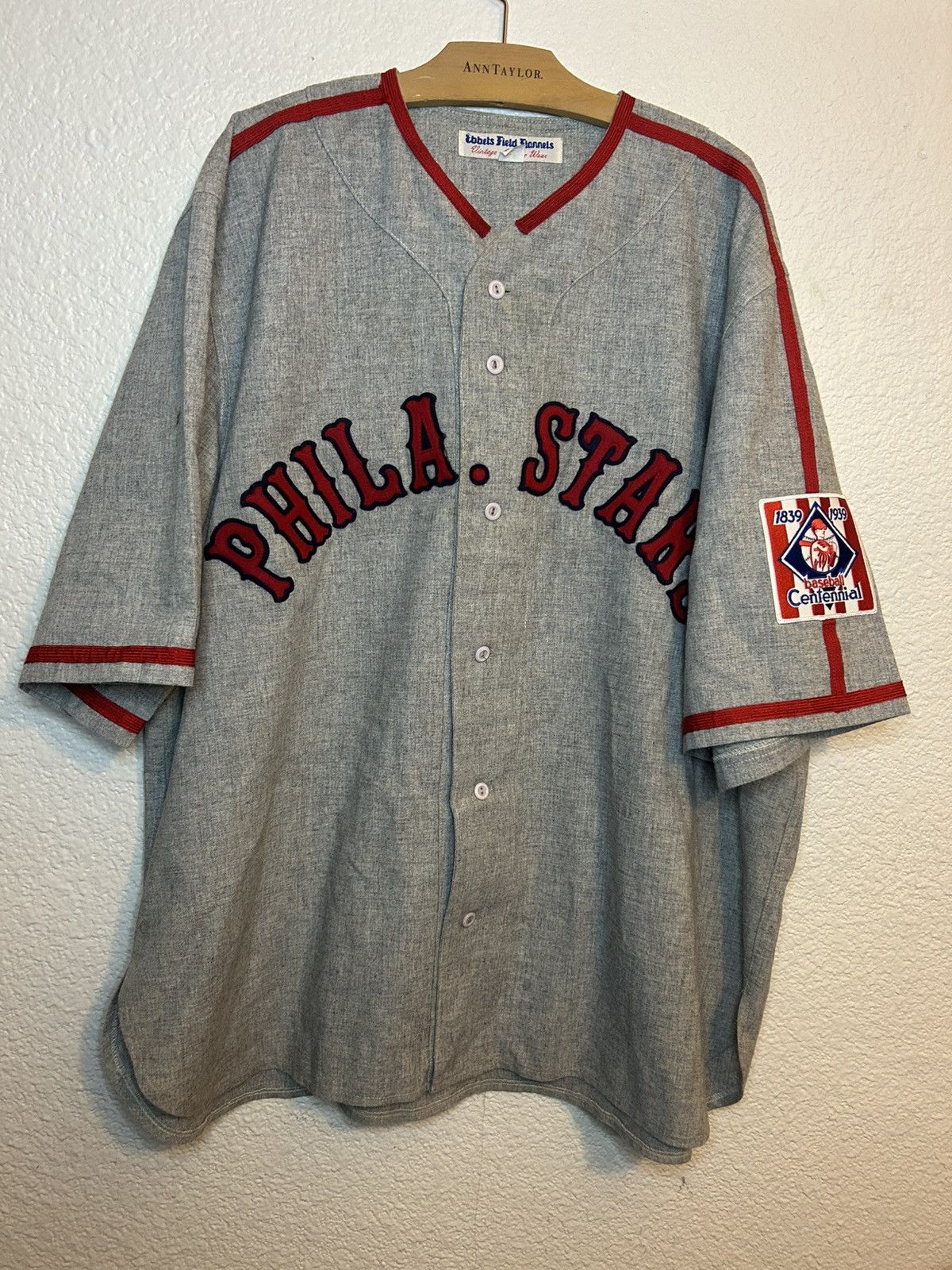 Ebbets Field Flannels Philadelphia Stars Ebbets Field Flannels Baseball Jersey Size US XXL / EU 58 / 5 - 1 Thumbnail