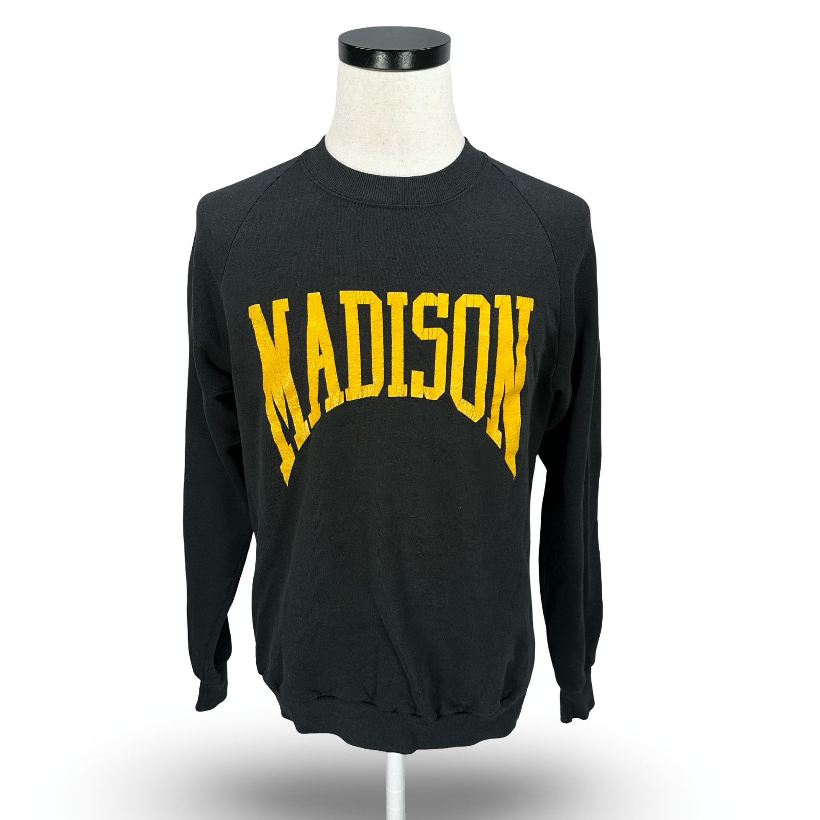 Jerzees Vintage Madison Sweatshirt Men’s XL Black Yellow Jerzees Tag Size US XL / EU 56 / 4 - 1 Thumbnail