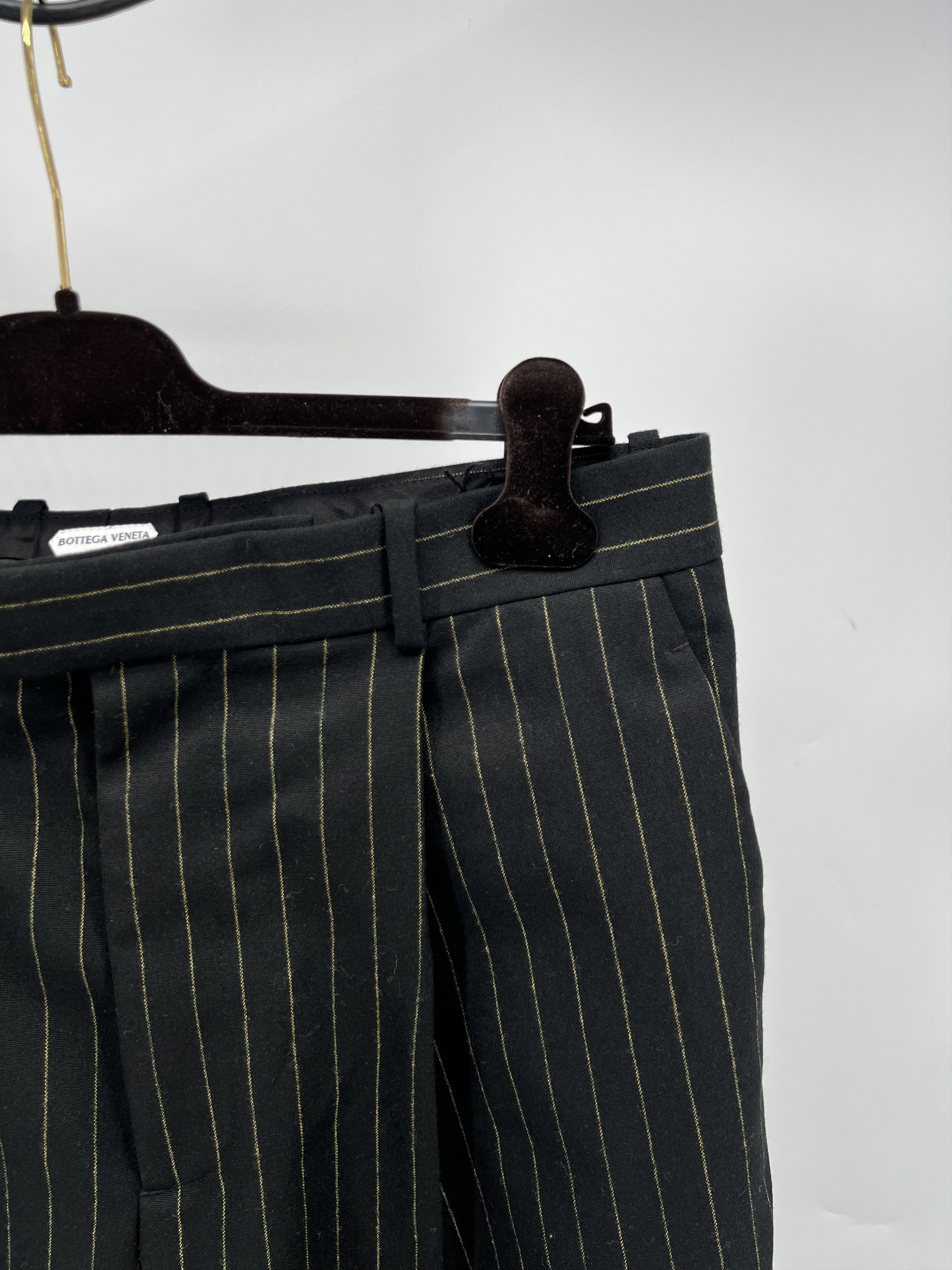 Bottega Veneta Bottega Veneta Pinstripe Trousers Size 48 Size US 32 / EU 48 - 3 Thumbnail